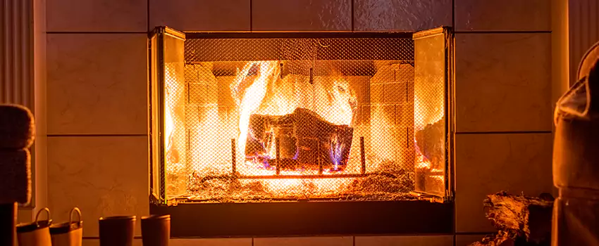 Mendota Hearth Landscape Fireplace Installation in Pottstown, Pennsylvania