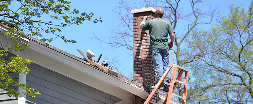 Vinyl and PVC Chimney Flashing Installation in Pottstown, PA