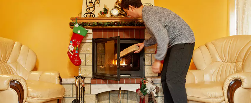 Rusted Metal Fireplace Restoration in Pottstown, Pennsylvania