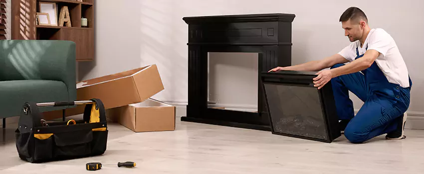 Old Rusted Metal Fireplace Repair And Replacement in Pottstown, PA